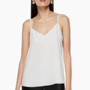 Babaton White Everly blouse Women's Camisole Top size XS Adjustable Straps